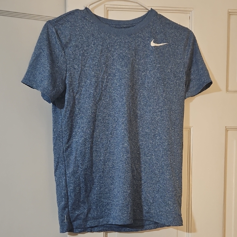 Nike Men's Heathered Blue Short Sleeve Tee